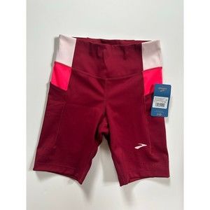 Brooks Women's Method 8" Short Tight M Razzmatazz NWT